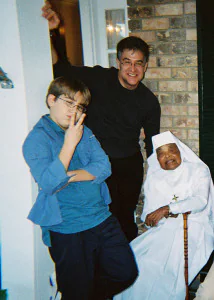 SisterTheclaMichealAndBenZiants2004