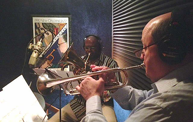 NormanRobinsonBrianLandryRecordingAtAirliftProductions