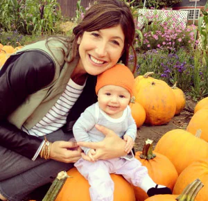 KatyAndSophieTuckerAndPumpkins